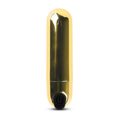 10 Speeds Golden Color Usb Recharging Vibrating Bullet