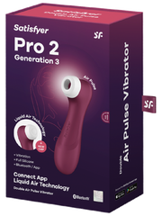 Satisfyer Pro 2 Gen 3 App Control - Wine