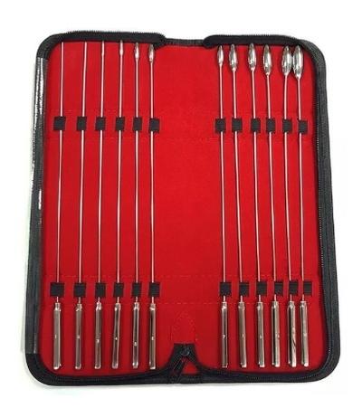 Rose Bud 12 Piece Dilator Set Rouge