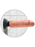 King Cock 6 In. Vibrating Cock Flesh King Cock