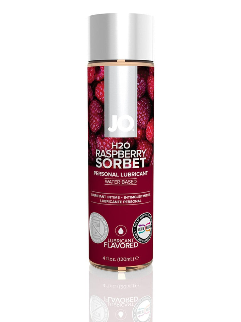 Jo H2o Flavored Raspberry Sorbet 4 Oz / 120 Ml Lubricant