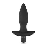 Black Silicone Vibrating Anal Plug