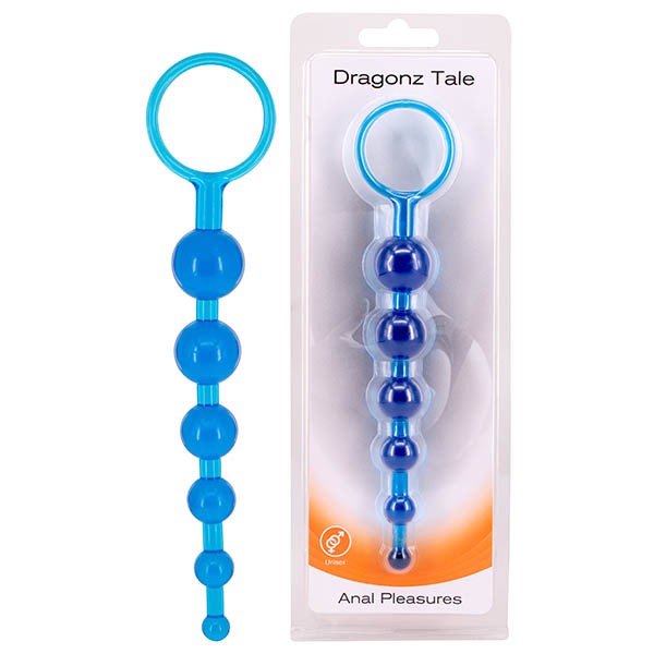 Dragonz Tale Blue 20.5 Cm Anal Beads