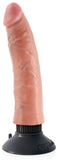 King Cock 7 In. Vibrating Cock Flesh King Cock