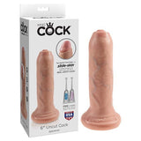 King Cock 6" Uncut - Flesh