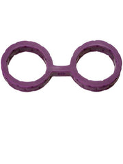 Japanese Bondage Silicone Cuffs Large Purple Doc Johnson